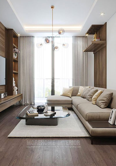 Thiết kế nội thất chung cư Lạc Hồng Lotus 3 phòng ngủ hiện đại