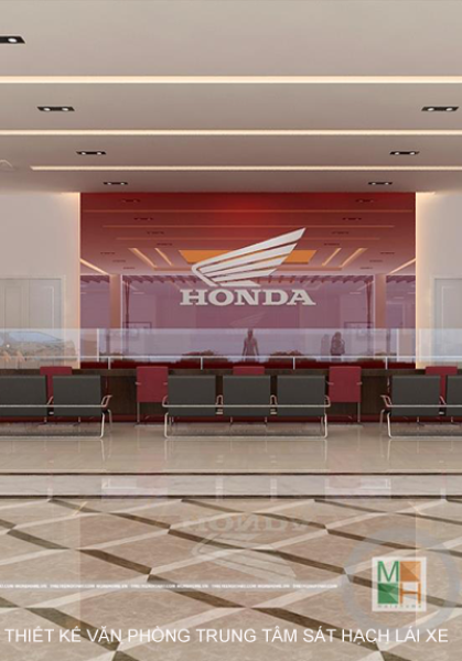  Thiết kế văn phòng trung tâm sát hạch lái xe
