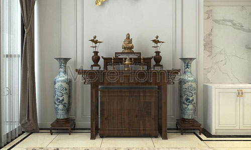  Bàn thờ gỗ đẹp cho penhouse tại hải phòng