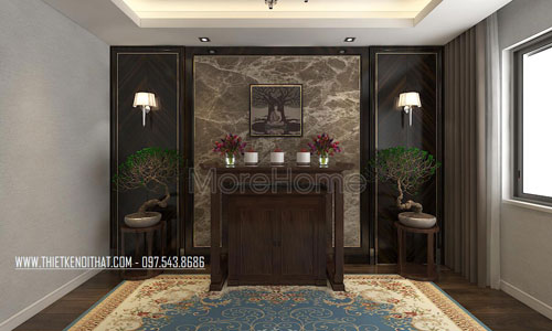  Bàn thờ hiện đại đẹp cho chung cư, nhà phố